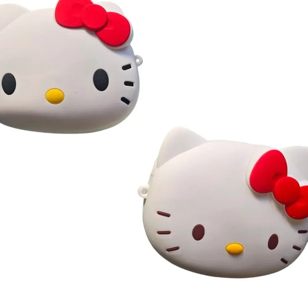 Hello Kitty Silicone Crossbody Bag Coin Purse Detachable Lanyard Small NWT